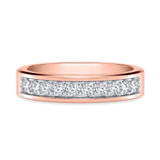 Photo of Oxley 2 5/8 ct tw. Lab Grown Diamond Round Solitaire Trio Set 14K Rose Gold [BT1405RM]