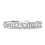Photo of Kadia 2 ct tw. Lab Grown Diamond Same Sex Mens Band Set 14K White Gold [BT1403WM]