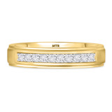 Photo of Prudence 1/2 ct tw. Lab Grown Diamond Same Sex Mens Band Set 14K Yellow Gold [BT1406YM]