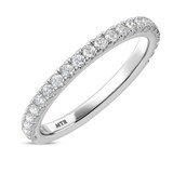 Photo of Kailani 3/8 ct tw. Lab Grown Diamond Ladies Band 10K White Gold [BT1407WL]