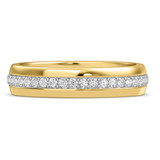 Photo of Kailani 1/2 ct tw. Lab Grown Diamonds Mens Band 14K Yellow Gold [BT1407YM]
