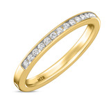 Photo of Samaria 1/5 ct tw. Lab Grown Diamond Ladies Band 14K Yellow Gold [BT1409YL]