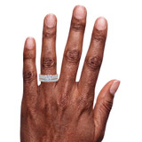 Photo of Gedel 3 ct tw. Lab Grown Diamond Round Solitaire Trio Set 10K Rose Gold [BR1415R-L095] [HT-4]