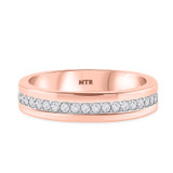 Photo of Soban 3/8 ct tw. Lab Grown Diamonds Mens Band 10K Rose Gold [BT1417RM]