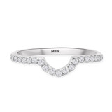 Photo of Soban 2 ct tw. Lab Grown Diamond Oval Solitaire Trio Set 14K White Gold [BT1417WL]