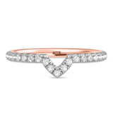 Photo of Adeola 1 2/3 ct tw. Lab Grown Diamond Pear Solitaire Trio Set 14K Rose Gold [BT1418RL]
