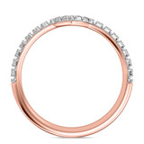 Photo of Adeola 1 2/3 ct tw. Lab Grown Diamond Pear Solitaire Trio Set 14K Rose Gold [BT1418RL]