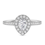 Photo of Adeola 7/8 ct tw. Lab Grown Diamond Pear Solitaire Engagement Ring 10K White Gold [BT1418WE-C000]