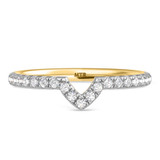 Photo of Adeola 1/4 ct tw. Lab Grown Diamond Ladies Band 10K Yellow Gold [BT1418YL]