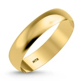 Photo of Amari 3/4 ct tw. Lab Grown Diamond Oval Solitaire Trio Set 10K Yellow Gold [BT305YM]