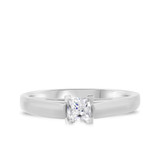 Photo of Jandi 1 ct tw. Lab Grown Diamond Princess Solitaire Engagement Ring 10K White Gold [BT1702WE-K095]