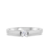 Photo of Jandi 1/2 ct tw. Lab Grown Diamond Princess Solitaire Engagement Ring 14K White Gold [BT1702WE-K045]