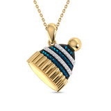 Photo of Frosty Hat 1/3 Carat T.W. Pendant 10K Yellow Gold [CP975Y]