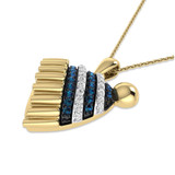 Photo of Frosty Hat 1/3 Carat T.W. Pendant 10K Yellow Gold [CP975Y]