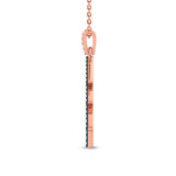 Photo of Cedar 1/3 CT. T.W. Pendant 14K Rose Gold [CP973R]