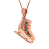 Photo of Winter 1/10 CT. T.W. Pendant 10K Rose Gold [CP974R]