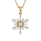 Photo of Nip 1/8 CT. T.W. Pendant 14K Yellow Gold [CP979Y]