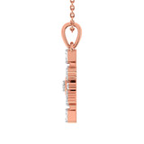 Photo of Nip 1/8 Carat T.W. Pendant 10K Rose Gold [CP979R]