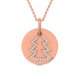 Photo of Spruce 1/6 Carat T.W. Pendant 14K Rose Gold [CP983R]
