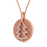 Photo of Spruce 1/6 Carat T.W. Pendant 14K Rose Gold [CP983R]