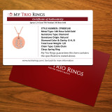 Spruce 1/6 Carat T.W. Pendant 14K Rose Gold