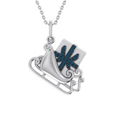 Photo of Sleigh Ride 1/5 Carat T.W. Pendant 10K White Gold [CP992W]