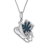 Photo of Sleigh Ride 1/5 Carat T.W. Pendant 10K White Gold [CP992W]