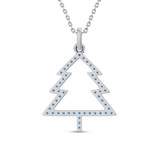 Photo of Cedar 1/3 Carat T.W. Pendant 10K White Gold [CP973W]