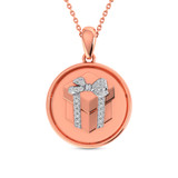 Photo of Glee 1/10 Carat T.W. Pendant 14K Rose Gold [CP984R]