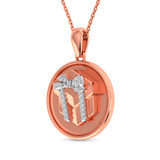 Photo of Glee 1/10 Carat T.W. Pendant 14K Rose Gold [CP984R]