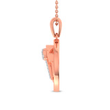 Photo of Glee 1/10 Carat T.W. Pendant 14K Rose Gold [CP984R]