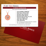 Glee 1/10 Carat T.W. Pendant 14K Rose Gold