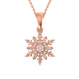 Photo of Iclyn 1/10 CT. T.W. Pendant 10K Rose Gold [CP980R]