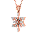 Photo of Nip 1/8 CT. T.W. Pendant 14K Rose Gold [CP979R]