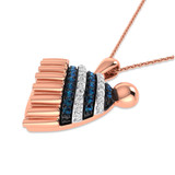 Photo of Frosty Hat 1/3 Carat T.W. Pendant 10K Rose Gold [CP975R]