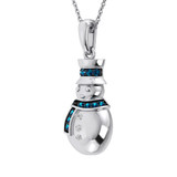 Photo of Jolle 1/7 CT. T.W. Pendant 10K White Gold [CP978W]