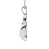 Photo of Jolle 1/7 CT. T.W. Pendant 10K White Gold [CP978W]