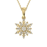 Photo of Iclyn 1/10 CT. T.W. Pendant 14K Yellow Gold [CP980Y]