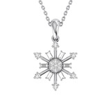 Photo of Frostine 1/8 CT. T.W. Pendant 14K White Gold [CP987W]