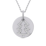 Photo of Spruce 1/6 Carat T.W. Pendant 10K White Gold [CP983W]