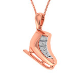 Photo of Elsa 1/20 CT. T.W. Pendant 10K Rose Gold [CP985R]