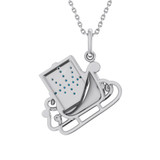 Photo of Sleigh Ride 1/5 Carat T.W. Pendant 14K White Gold [CP992W]