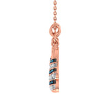 Photo of Frosty Mittens 1/4 CT. T.W. Pendant 10K Rose Gold [CP976R]