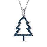Photo of Cedar 1/3 CT. T.W. Pendant 14K White Gold [CP973W]
