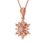 Photo of Iclyn 1/10 Carat T.W. Pendant 14K Rose Gold [CP980R]