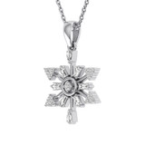 Photo of Nip 1/8 CT. T.W. Pendant 10K White Gold [CP979W]