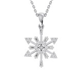 Photo of Nip 1/8 CT. T.W. Pendant 10K White Gold [CP979W]