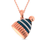 Photo of Frosty Hat 1/3 Carat T.W. Pendant 14K Rose Gold [CP975R]