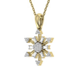 Photo of Frostine 1/8 CT. T.W. Pendant 10K Yellow Gold [CP987Y]