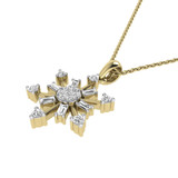 Photo of Frostine 1/8 CT. T.W. Pendant 10K Yellow Gold [CP987Y]